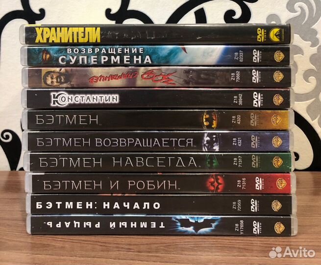 DVD диски с фильмами по комиксам