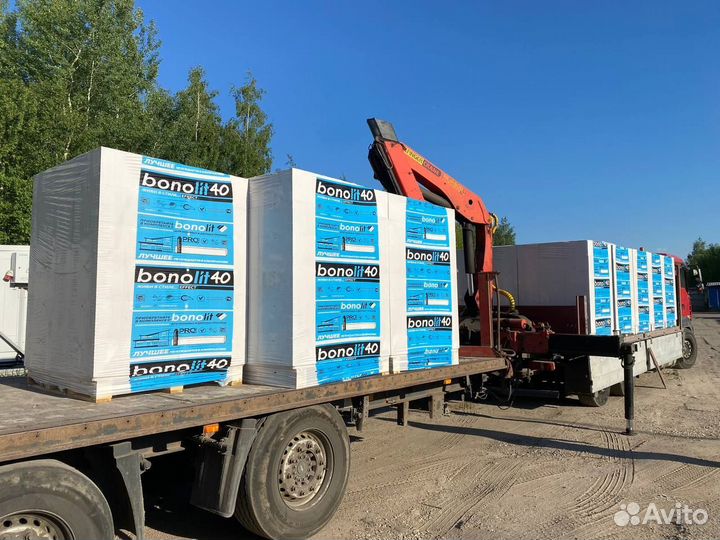 Газобетон с завода Бонолит
