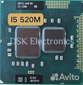 Процессор Intel i5-560M/2450M/2520M/2540M ноутбук