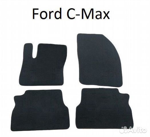 Коврики Ford C Max 1 с 2003 г.в. ворсовые