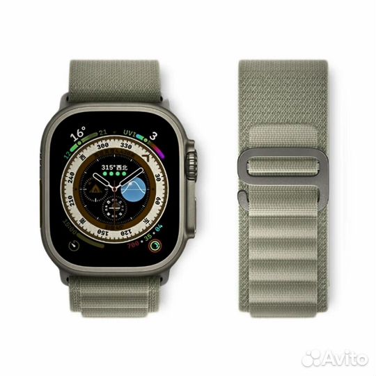 Apple Watch Ultra 2 Olive Alpine Loop M