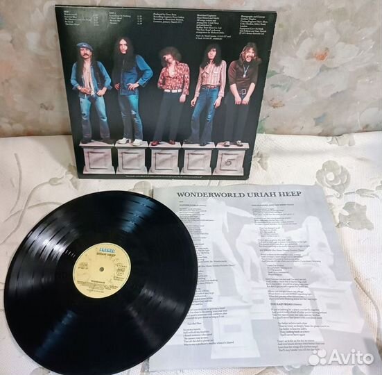 Uriah Heep 1974 Wonderworld Оригинал Пластинка LP