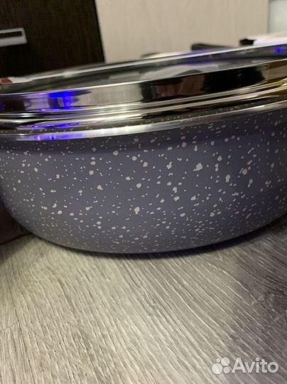 Сковорода tefal с крышкой 24 см новая