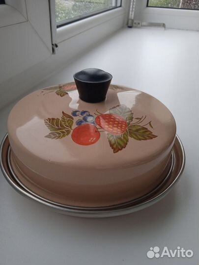 Масленка эмалированная