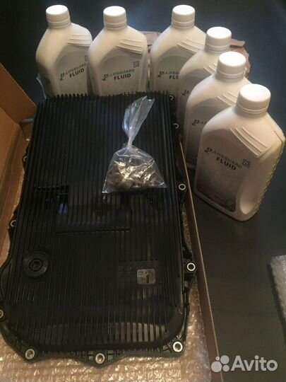 Фильтр с поддоном в сборе и масла