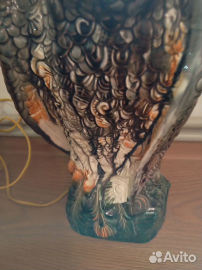 Светильник (ночник) Сова, Филин, винтаж, СССР