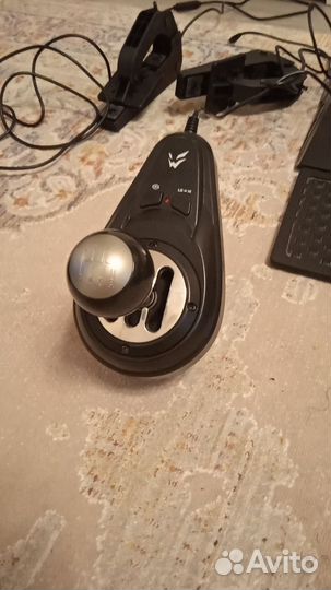 Игровой руль 900 градусов с шифтером и педалями