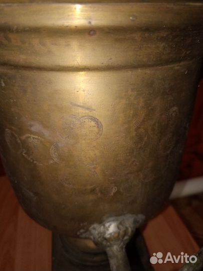 Самовар на дровах старинный