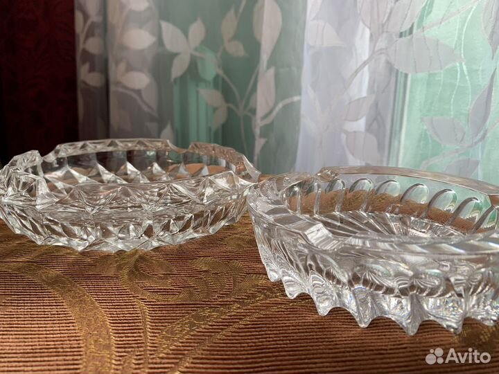 Хрустальная пепельница