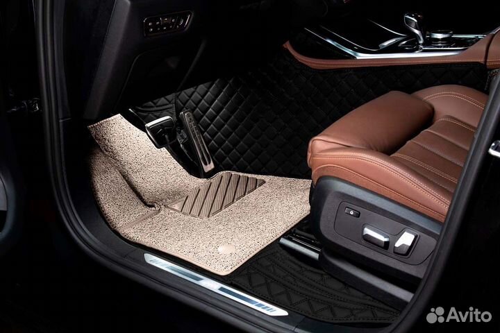 3D Коврики Lexus LS из Экокожи