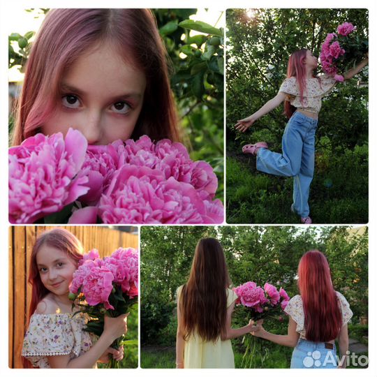 Фотосессия с пионами