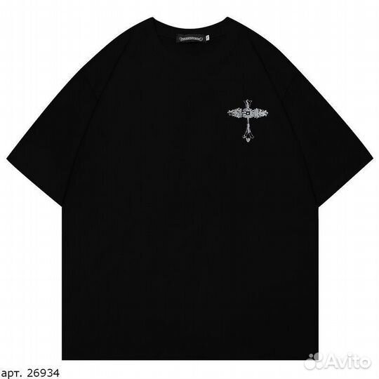 Футболка Chrome Hearts Черная