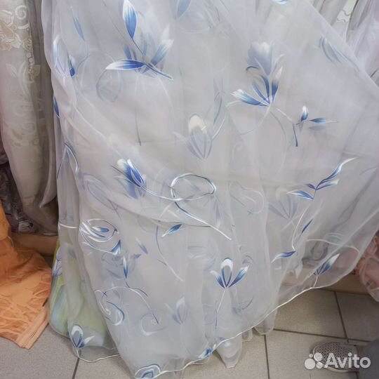 Шторы тюль занавески органза печать