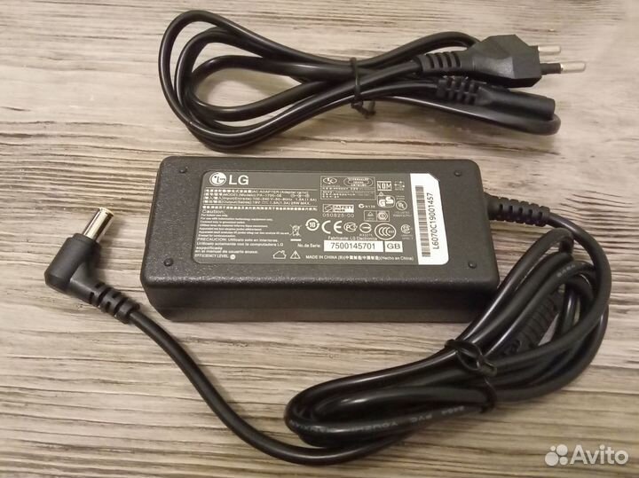 Блок питания для монитора LG 22MP57A-P: 19V 1.3A