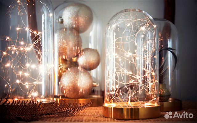 Стеклянный клош купол IKEA