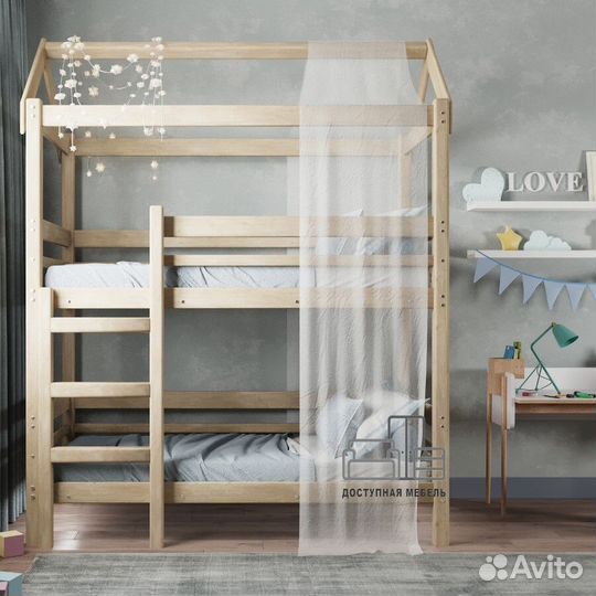 Двухъярусная кровать детская
