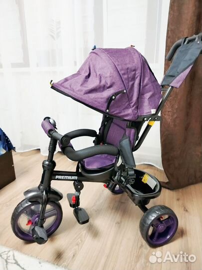 Детский трехколесный велосипед складной