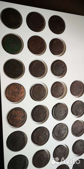 Монеты Екатерина 2 с 1763 по 1796