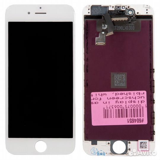 Дисплей в сборе с тачскрином для iPhone 6 Refurbished, белый