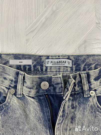 Джинсы pull and bear mom