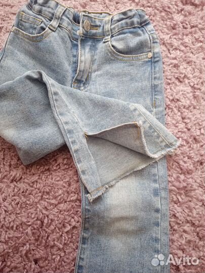 Джинсы для девочки 104