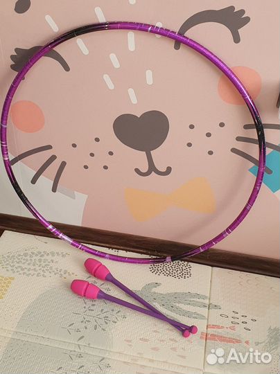 Обруч pastorelli 75, булавы indigo 41