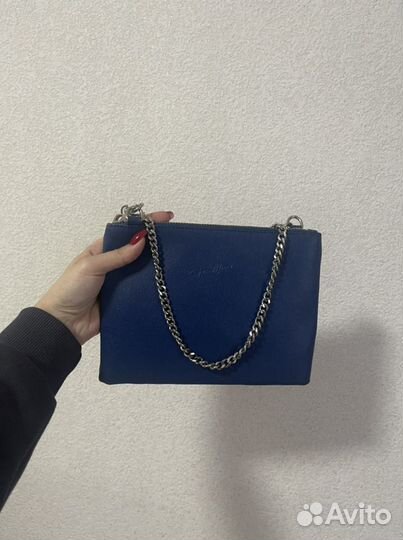 Сумка женская, клач, синяя, бренд gerard henon