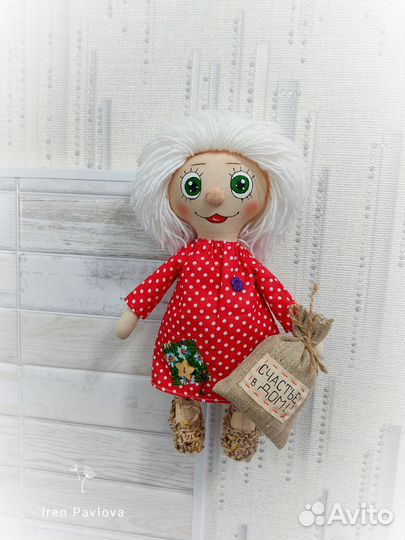 Баба Яга и домовёнок в стиле тильда