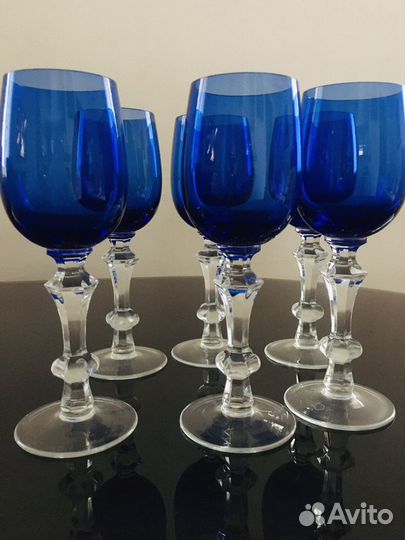 Ваза для фруктов, бокалы, салатницы хрустальные