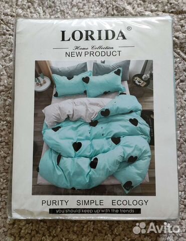 Комплект постельного белья семейный новый