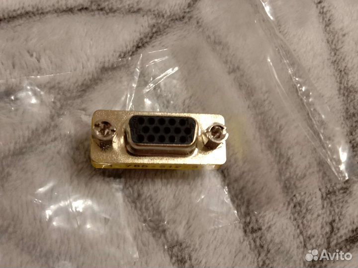 Адаптер USB 2xUSB2.0, Переходник VGA F - VGA F