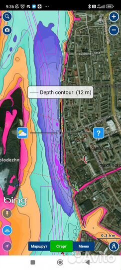 Карты глубин Архангельск