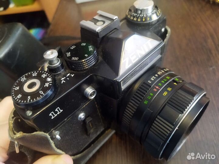 Зенит 11, Helios 44-4 с переходником на Nicon