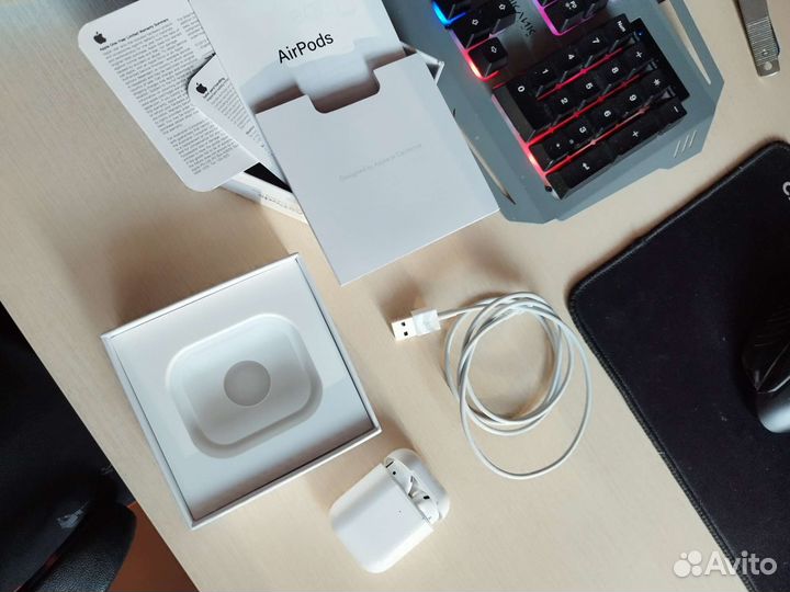 Наушники apple airpods копия