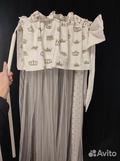 Балдахин с держателем и бортики