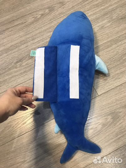 Подушка игрушка на авторемень Акула