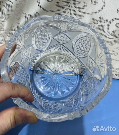 Хрусталь ссср, салатница, конфетница