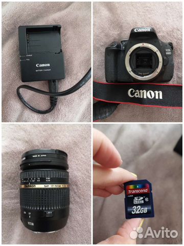 Зеркальный фотоаппарат canon 600d