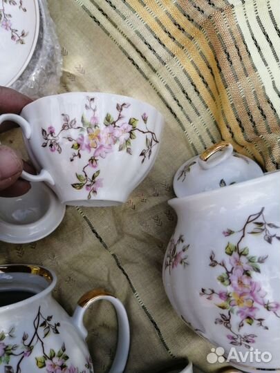 Чайный сервиз дулево неполный