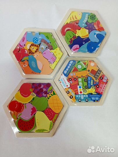 Деревянные пазлы