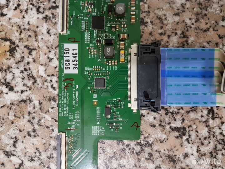 Телевизор на запчасти main блок питания подсветка