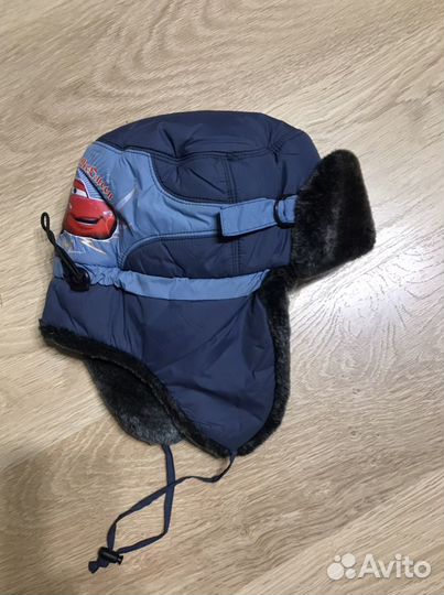 Шапка Детская на мальчика 3-5 лет, зима