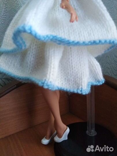 Вязанная одежда для барби