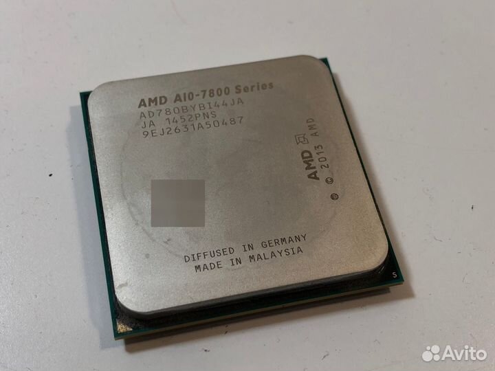 Процессор AMD A10-7800: 4 ядра, 3500 Мгц, FM2+