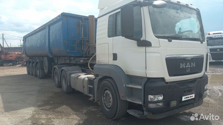 MAN TGS 33.480 6x4 BBS-WW с полуприцепом, 2011