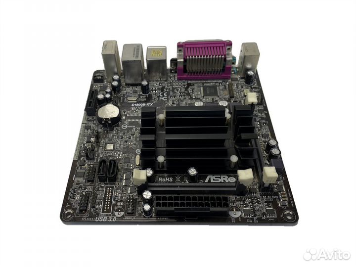 Мат. плата с процессором ASRock D1800B-ITX