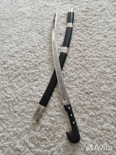 Шашка кавказская в мельхиоре