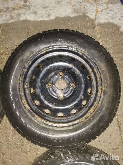 Комплект зимних колес r15 на chevrolet lacetti