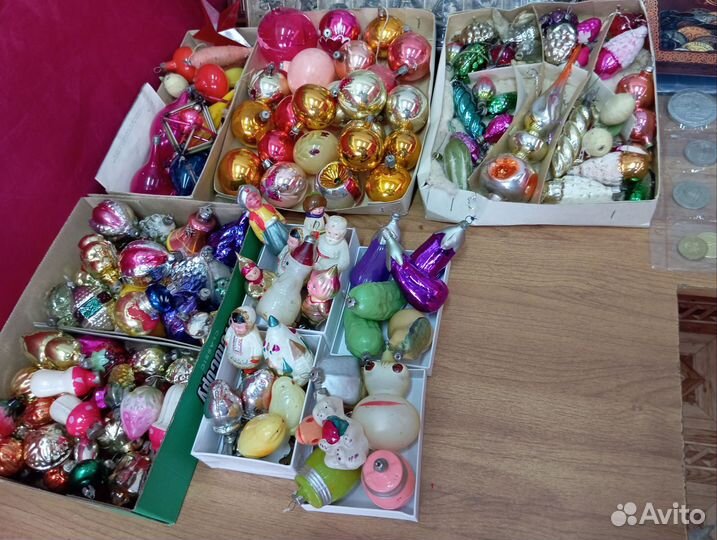 Елочные игрушки СССР