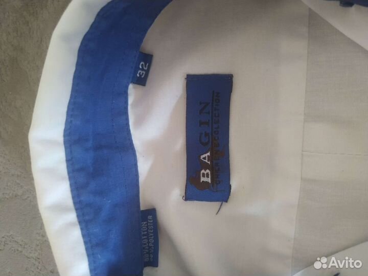 Детская рубашка в школу (пара )